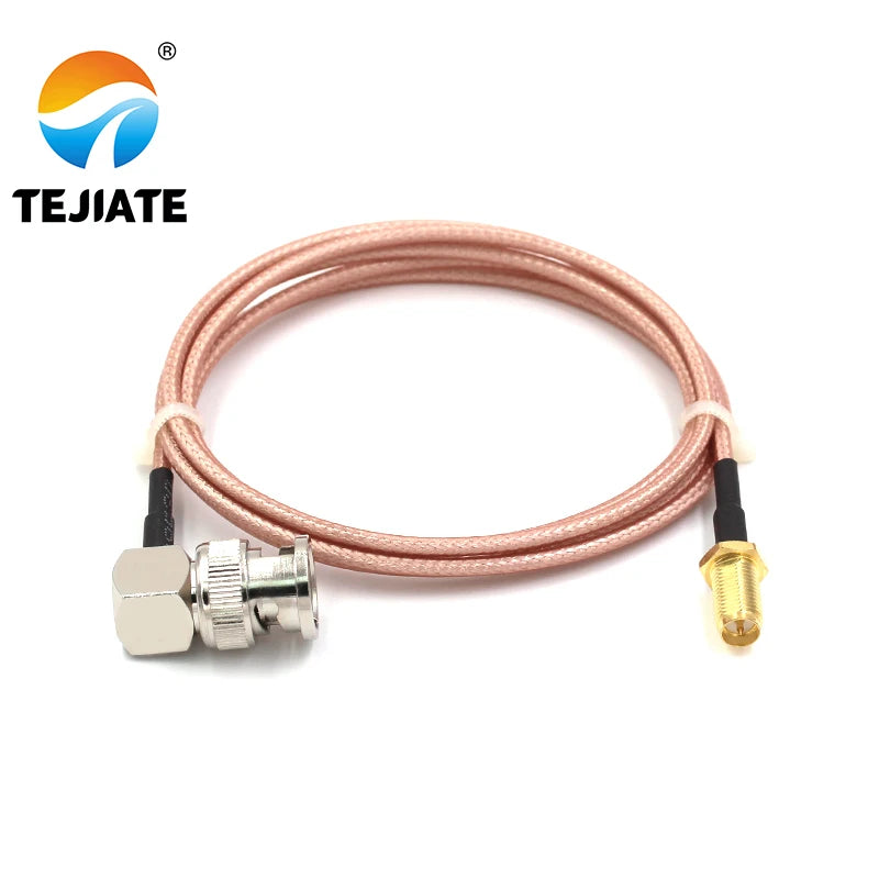 1PCS TEJIATE Adapter Cable BNC To RPSMA Type BNC-JW Convert RPSMA-KY 8-90CM 1M 1.5M 2M Length Connector RG316 Wire