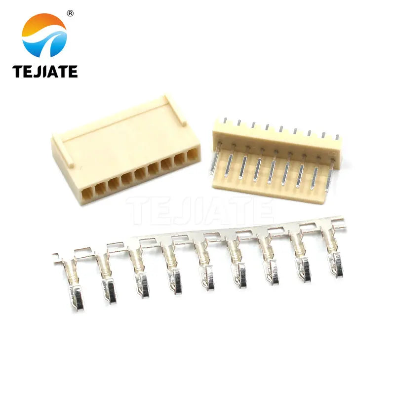 20PCS KF2510 Connector 2/3/4/5/6/7/8/9/10P 2.54mm Plug-in Adapter Include Plug + Pin Base + Terminal
