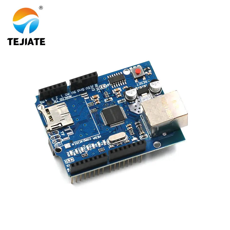 1PCS W5100 Network Interface Expansion Module SD Card Extended Edition Applicable To Arduino Ethernet Development Modular-board
