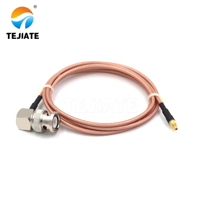 1PCS TEJIATE Adapter Cable BNC To MMCX Type BNCJW Convert MMCX-J 8-90CM 1M 1.5M 2M Length Connector RG316 Wire