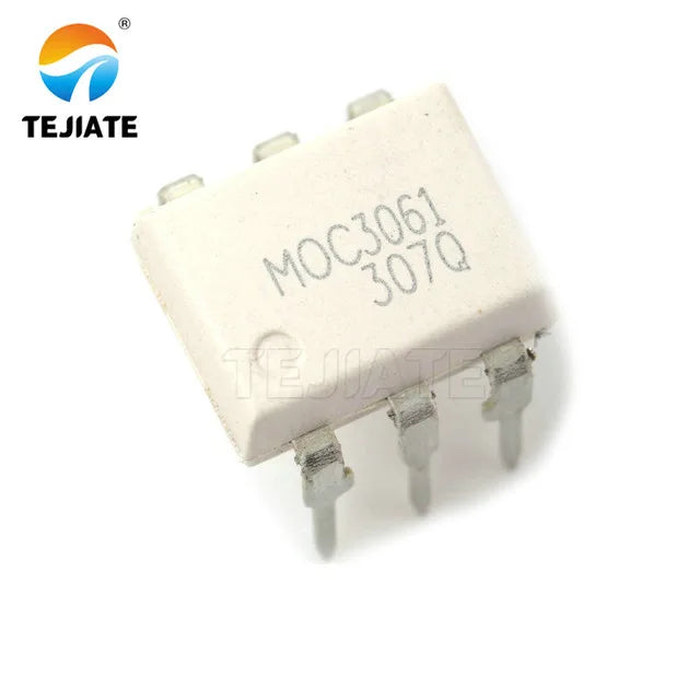 10PCS  MOC3021 MOC3023  MOC3041 MOC3061 MOC3063 DIP6 optocoupler