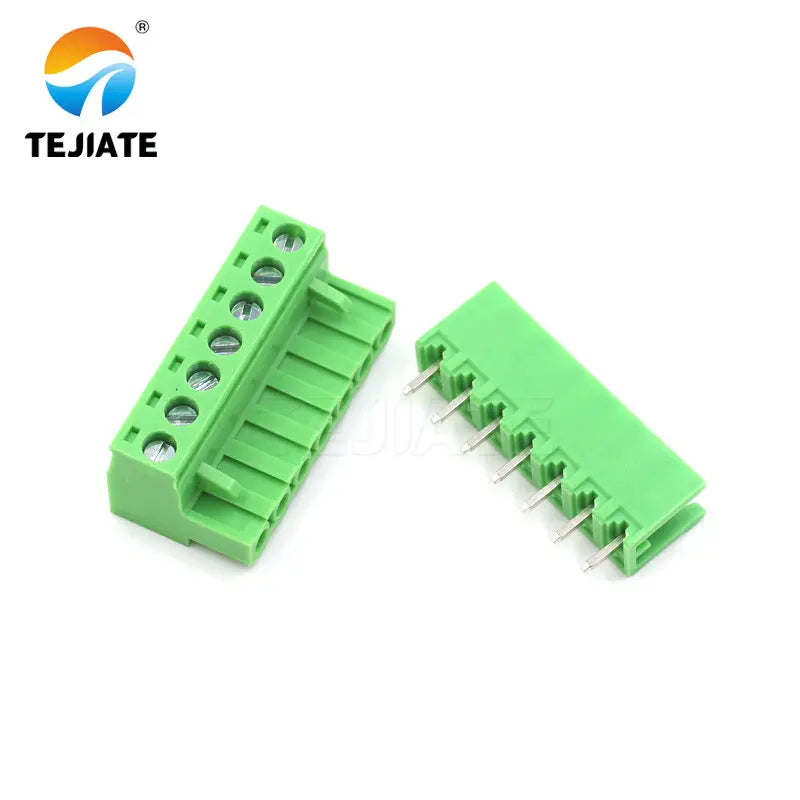 5Pairs KF2EDGK 5.08MM Plug-in Terminal PCB Connector 2/3/4/5/6/7/8/9P Straight Pin