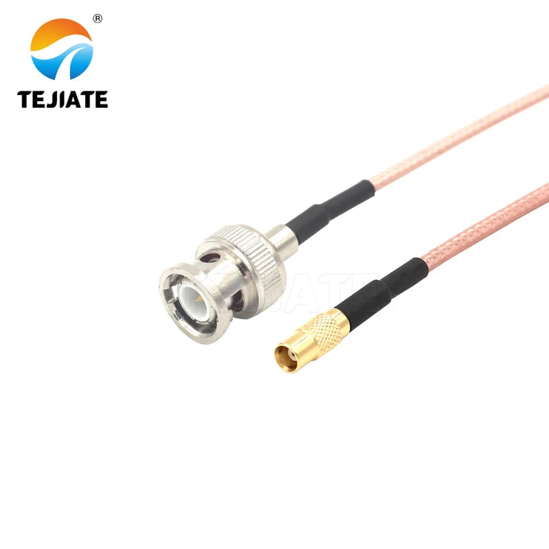 1PCS TEJIATE Adapter Cable MCX To BNC Type MCXK Convert BNCJ 8-90CM 1M 1.5M 2M Length Connector RG316 Wire
