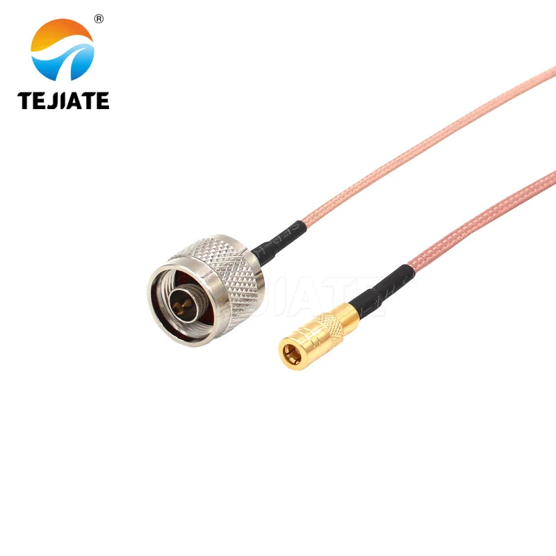1PCS TEJIATE Adapter Cable N To SMB Type NJ Convert SMBK 8-90CM 1M 1.5M 2M Length Connector RG316 Wire