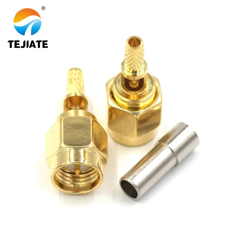 1PCS SMA RPSMA J/JW/KF/KY/KYW-1.5 Crimp Feeder Connector Power Test Adapter Match For RG316