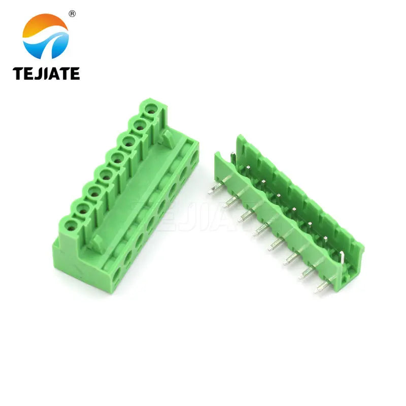 5Pairs KF2EDGK 5.08MM Plug-in Terminal PCB Connector 2/3/4/5/6/7/8/9P Bent Pin