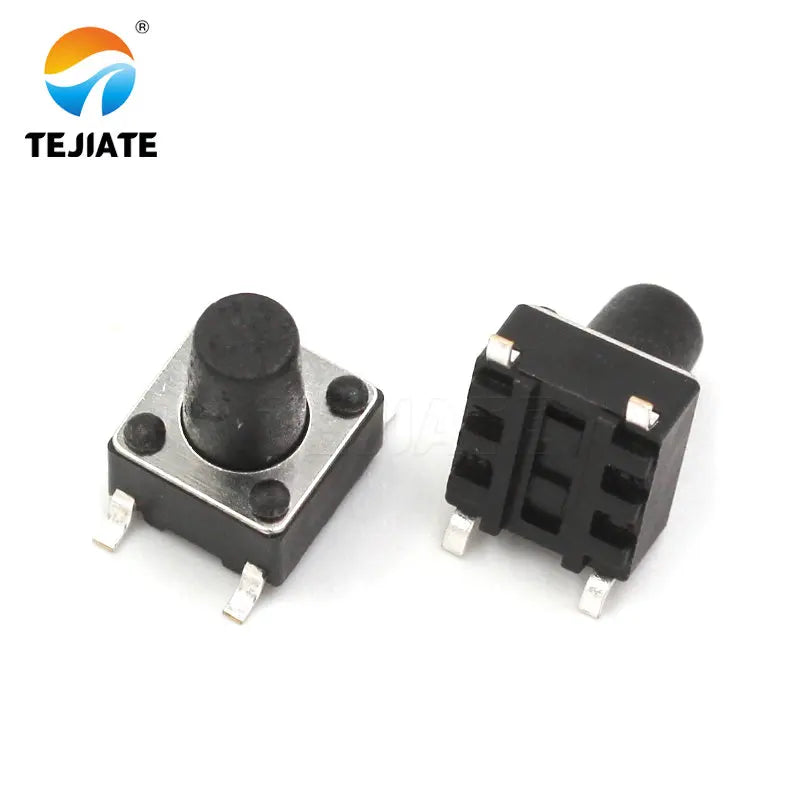 100PCS Patch DIP Microswitch Tact Switch Press Button Switch Key Switch 6*6*4.3/4.5/5/6/7/8/9/10/11/12/13/14MM 4 legs