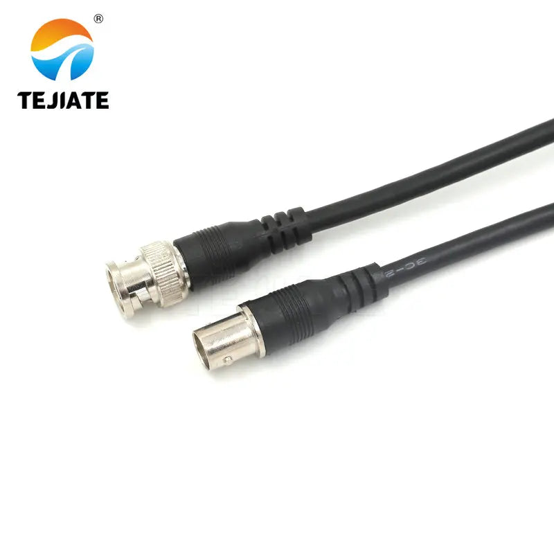 1PCS BNC-BNC/RCA Lotus Header Connector Wire Q9 Monitoring  Video Line BNC/VCR To TV Adapter Wire