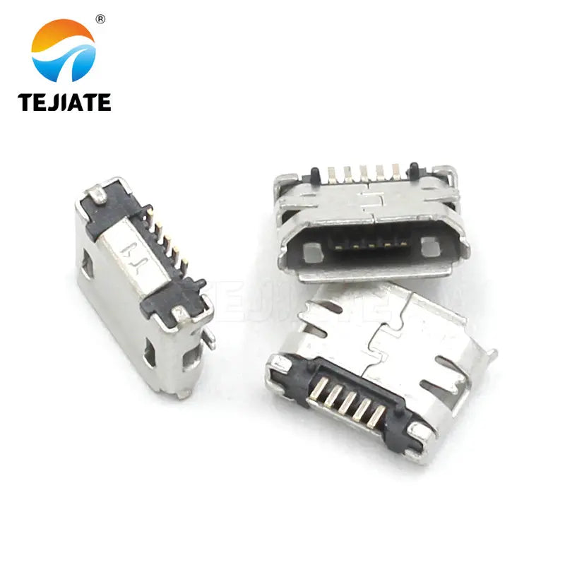 10PCS Micro-USB Socket MK5P Female-socket/Male-plug Paster/Straight-insert Type Plug-in Interface