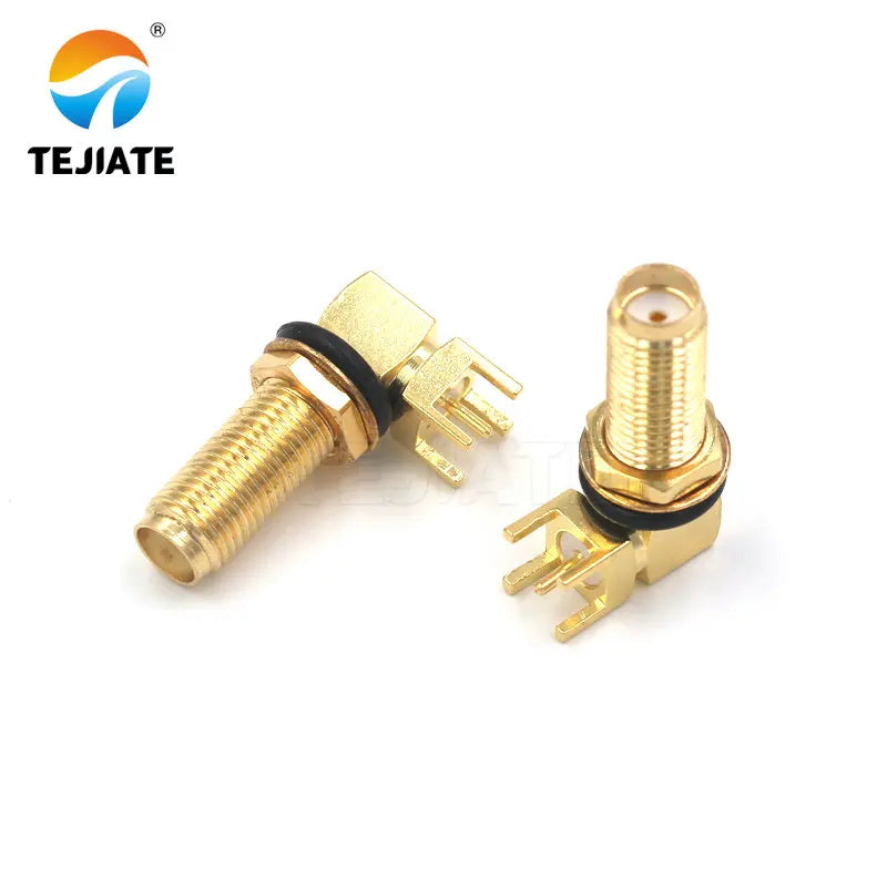 5PCS SMA-KE Connerctor SMA-KWE Adapter Straight /Bent Header Square/Skew Foot Base Outer screw Inner Pin/Hole