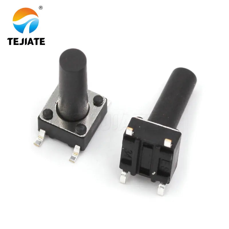 100PCS Patch DIP Microswitch Tact Switch Press Button Switch Key Switch 6*6*4.3/4.5/5/6/7/8/9/10/11/12/13/14MM 4 legs