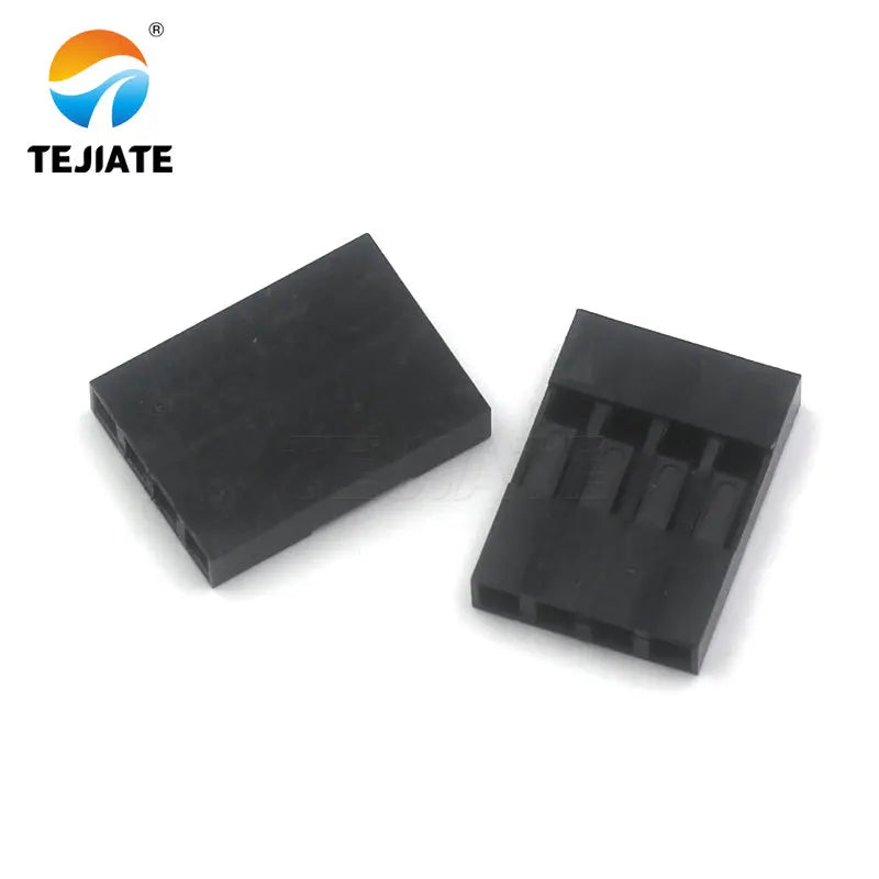200PCS DuPont Rubber-shell  2.54mm Spacing DuPont-wire Plug  Single/Double Row 1x1/2/3/4/5/6/7/8/9/10P 2x4/5P Multiple Type