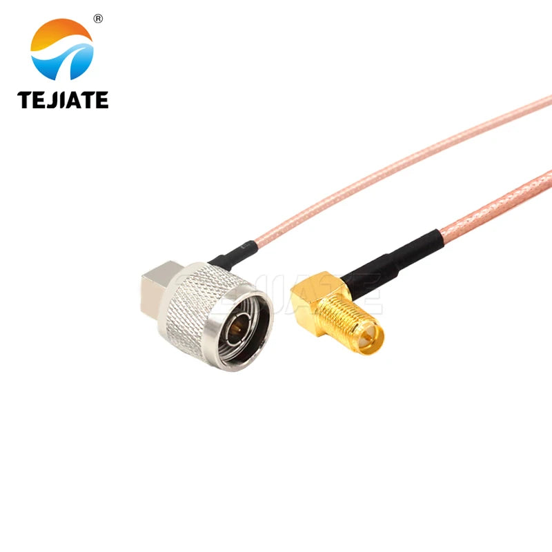 1PCS TEJIATE Adapter Cable N To SMA Type N-JW Convert RPSMA-KW 8-90CM 1M 1.5M 2M Length Connector RG316 Wire