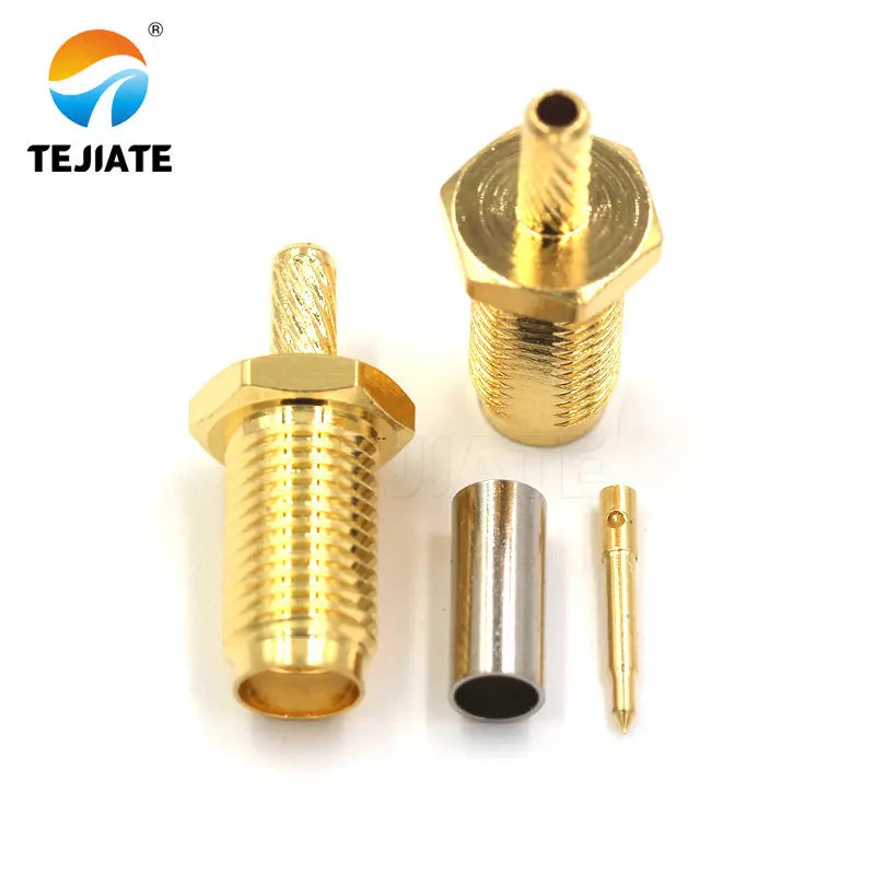 1PCS SMA RPSMA J/JW/KF/KY/KYW-1.5 Crimp Feeder Connector Power Test Adapter Match For RG316