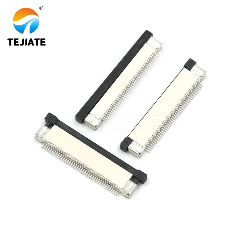 10PCS FFC/FPC Connector Flat Cable Socket 0.5MM Adapter 20/22/24/26/28/30/32/34/40/45/50/54/60P Up Drawer Type Plug Kit