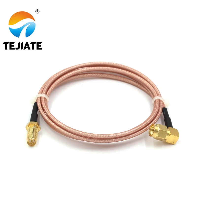 1PCS TEJIATE Adapter Cable RPSMA To RPSMA Type RPSMA-JW Convert RPSMA-KY 8-90CM 1M 1.5M 2M Length Connector RG316 Wire