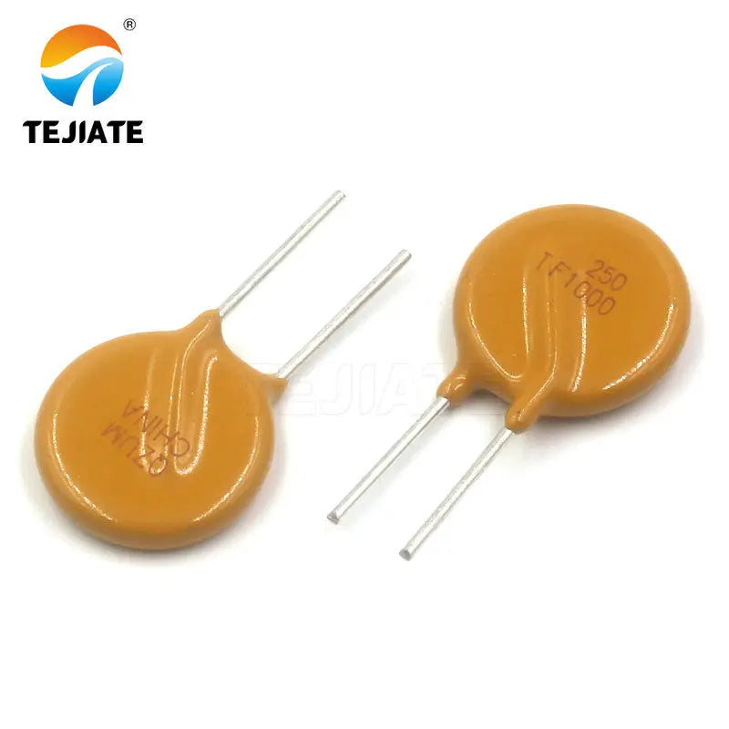 10PCS TRF 250V 0.1/0.11/0.12/0.2/0.8/1/2A 5/10MM Pin-distance Recovery Typr PPTC Self Reset Fuse