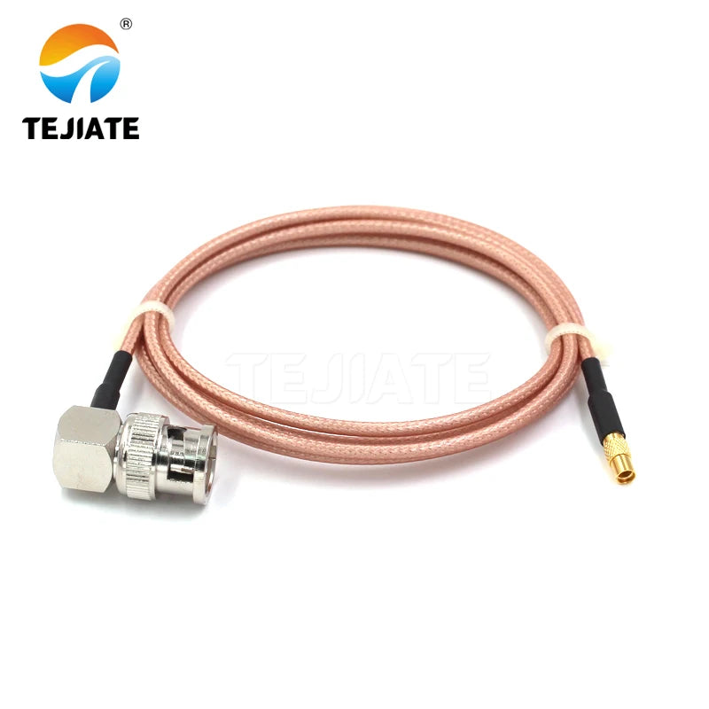 1PCS TEJIATE Adapter Cable BNC To MMCX Type BNCJW Convert MMCXK 8-90CM 1M 1.5M 2M Length Connector RG316 Wire