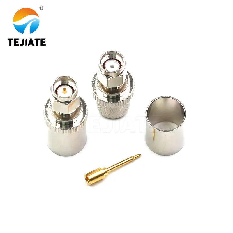 2PCS SMA RF Connector SMA-J/K-7SMA Male/Female Head Crimped-type RG8 50-7 Wire Match