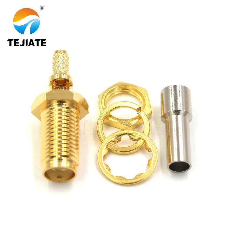 1PCS SMA RPSMA J/JW/KF/KY/KYW-1.5 Crimp Feeder Connector Power Test Adapter Match For RG316