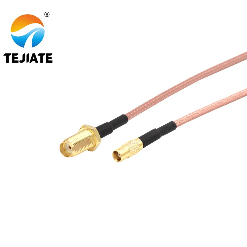 1PCS TEJIATE Adapter Cable MCX To SMA Type MCX-K Convert SMA-KY 8-90CM 1M 1.5M 2M Length Connector RG316 Wire