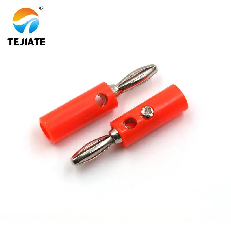 10PCS Banana Binding Post 4MM Lantern Head Test Terminal Tetrahedral Plug/Socket Power Adapter Electronic Connector