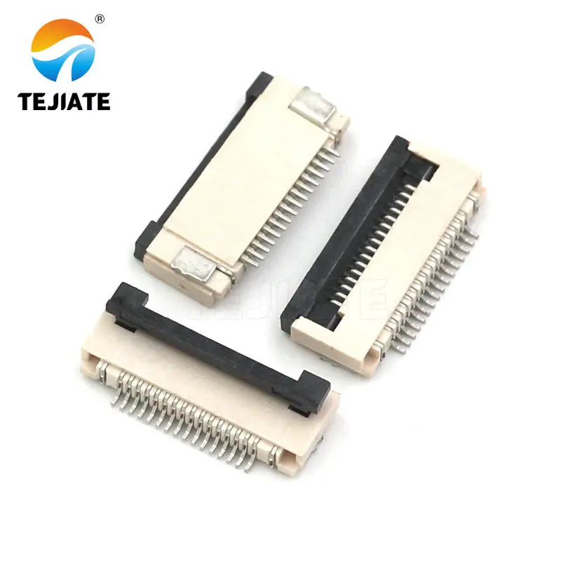 10PCS FFC/FPC Connector Flat Cable Socket 0.5MM Adapter 4/5/6/8/9/10/12/14/16/18/20/22P Down Flip Type Plug Kit