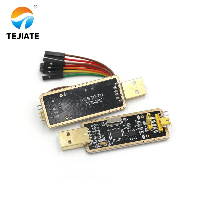 1PCS CH340G FT232BL-RL CH340E Reflesh Module Serial-port-USB To TTL Transform Modular Unit STC Download Wire Gold-colour Type