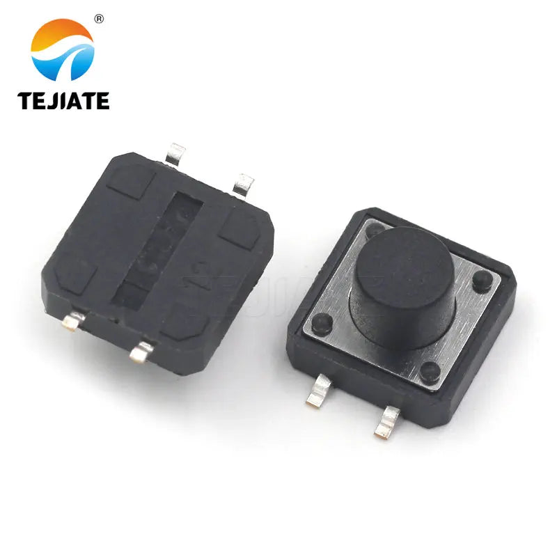 10PCS Patch Vertical 4 legs Touch Key Microswitch Erect 4 Foot Button Switch 12*12*4.3/5/6/8/10/13MM