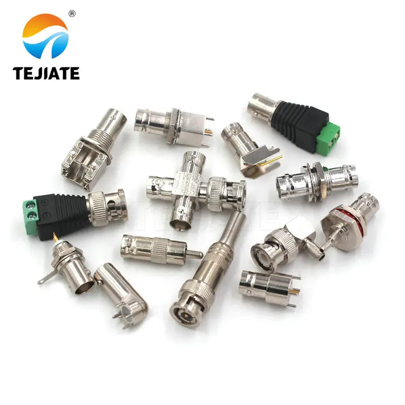 2PCS BNC Adapter K-J-KY-KYWE-KW-KE-KYE Bent-header Connector Q9 Video-monitoring Component