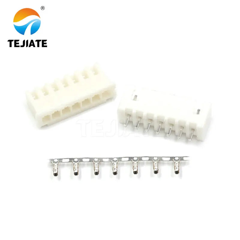 20Sets  XH2.54MM Connector Plug + Straight Pin Socket + Terminal 5/7/9/11P Wire Cable Adpter Spring DIY Kit