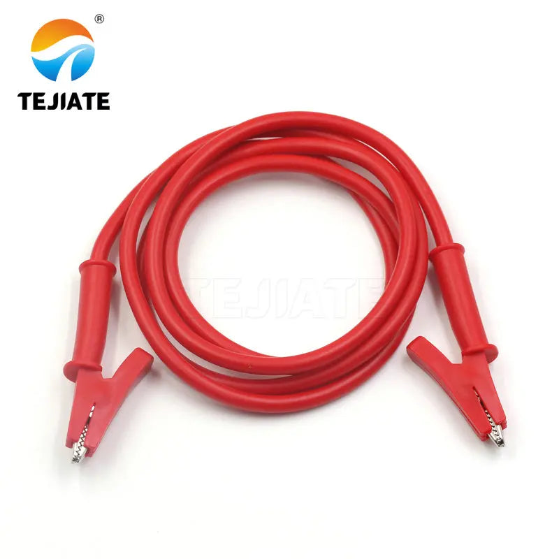 1PCS Double Header Alligator Clip Power Test Line High Voltage Experimental Wire Component