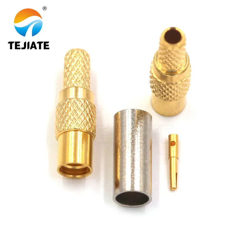 1PCS MMCX-J-K-JW-1.5 Feeder Connector Inner Pin Crimping Adapter Match For RG316 Bent Header