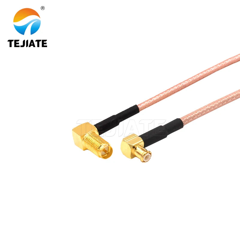 1PCS TEJIATE Adapter Cable MCX To RPSMA Type MCX-JW Convert RPSMA-KW 8-90CM 1M 1.5M 2M Length Connector RG316 Wire