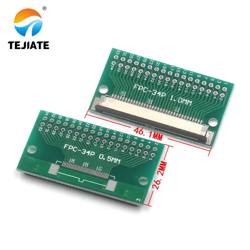 DIY FPC/FFC adapter board 1.0mm connector 6P 8P 10P 12P 20P 24P 26P 30P 34P 40PIN