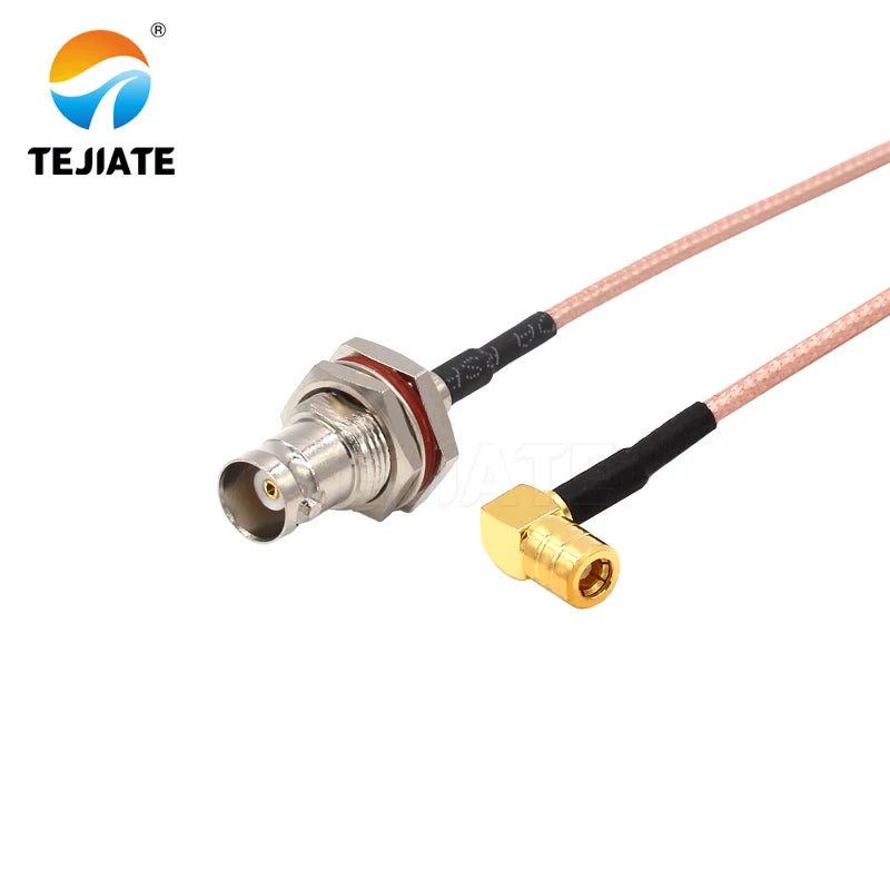 1PCS TEJIATE Adapter Cable SMB To BNC Type SMBKW Convert BNCK 8-90CM 1M 1.5M 2M Length Connector RG316 Wire