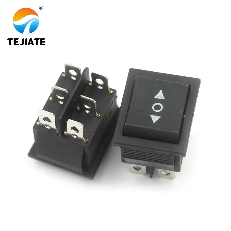 5PCS KCD4 Microswitch Boat-type Toggle Switch Reset Ship-type Seesaw Cateye Light 4/6 Feet 2/3 Gear Power Button Kit
