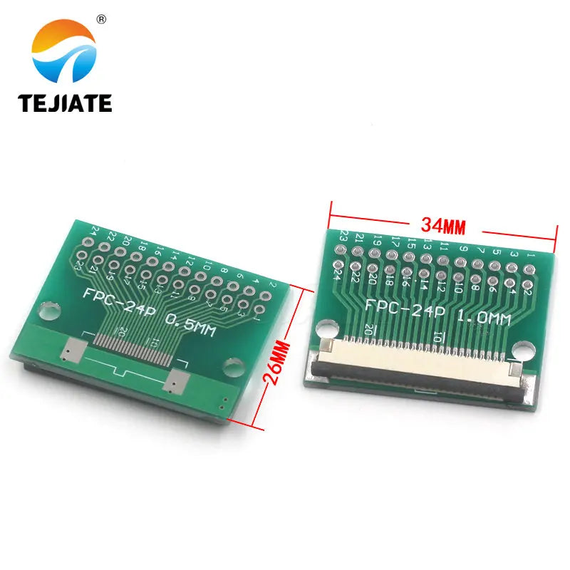 DIY FPC/FFC adapter board 1.0mm connector 6P 8P 10P 12P 20P 24P 26P 30P 34P 40PIN