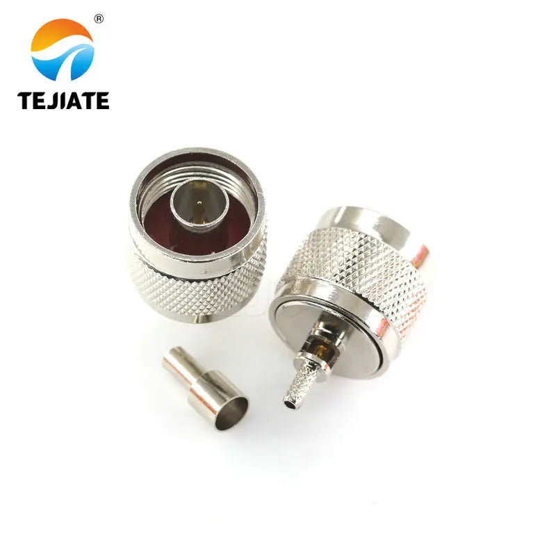 1PCS N Type Adapter J-K-JW-KY-KF 1.5/3/5/7MM Opening Type Male/Female Header Connector Match For RG58/142/174/316 All Copper