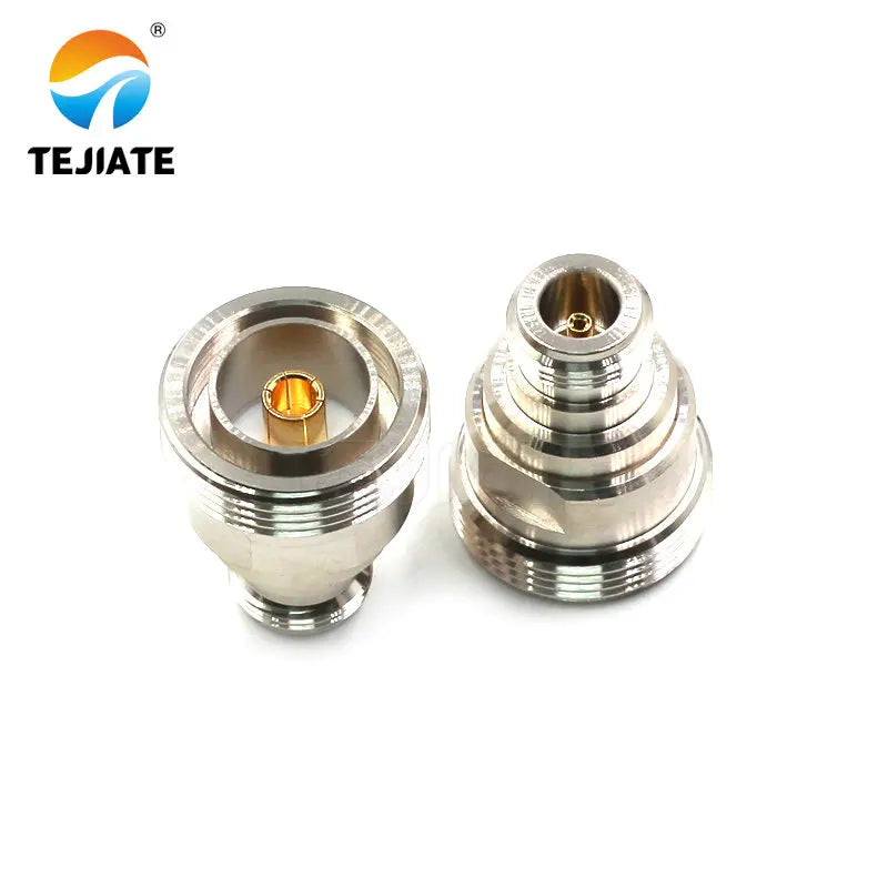 1PCS RF Adapter Double Way Connector Male/Female Header L29/DIN N/DIN N/L29 KK JK KJ  All Copper Green Product