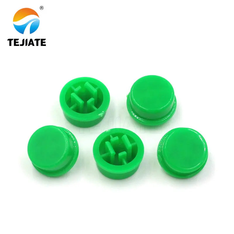 100PCS A24 Round Square Head KeyCap 12*12*7.3MM Touch/Microswitch Press-type Switch Cap