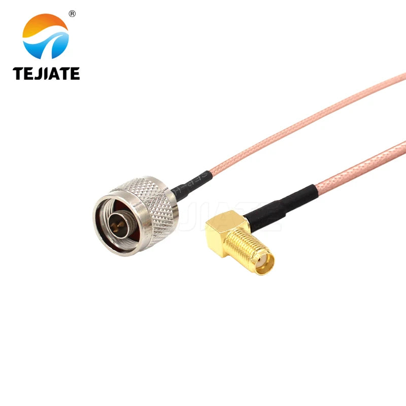 1PCS TEJIATE Adapter Cable N To SMA Type NJ Convert SMAKW 8-90CM 1M 1.5M 2M Length Connector RG316 Wire