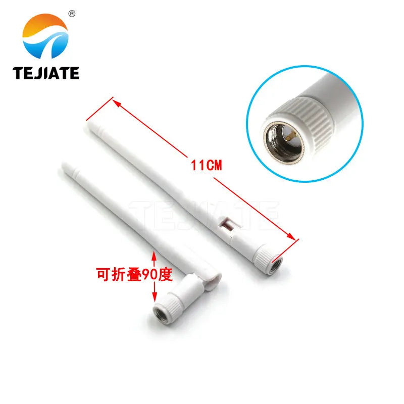 5PCS 2.4G Bendable Antenna SMA Inner Hole 11CM White/black