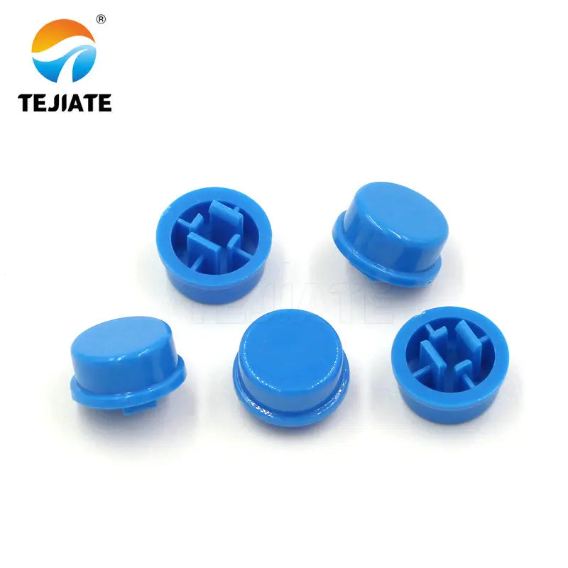 100PCS A24 Round Square Head KeyCap 12*12*7.3MM Touch/Microswitch Press-type Switch Cap