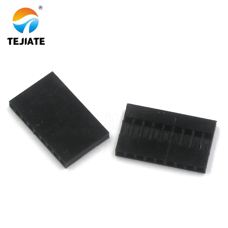 200PCS DuPont Rubber-shell  2.54mm Spacing DuPont-wire Plug  Single/Double Row 1x1/2/3/4/5/6/7/8/9/10P 2x4/5P Multiple Type