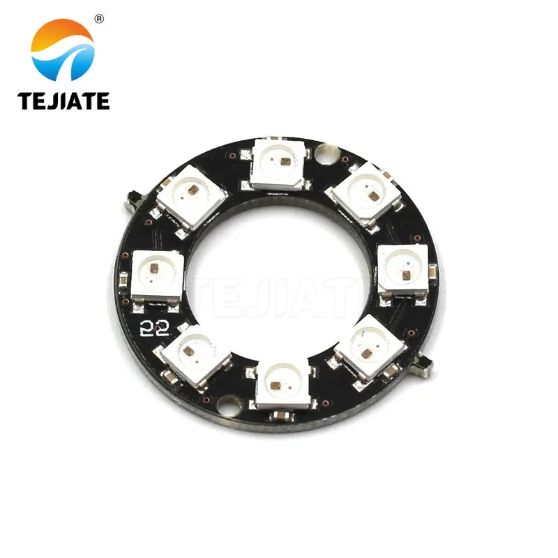 1PCS WS2812B 5050 RGB LED Built In Color Function Drive 8/12Bit Magic Light Development Board Module Lattice Modular Kit