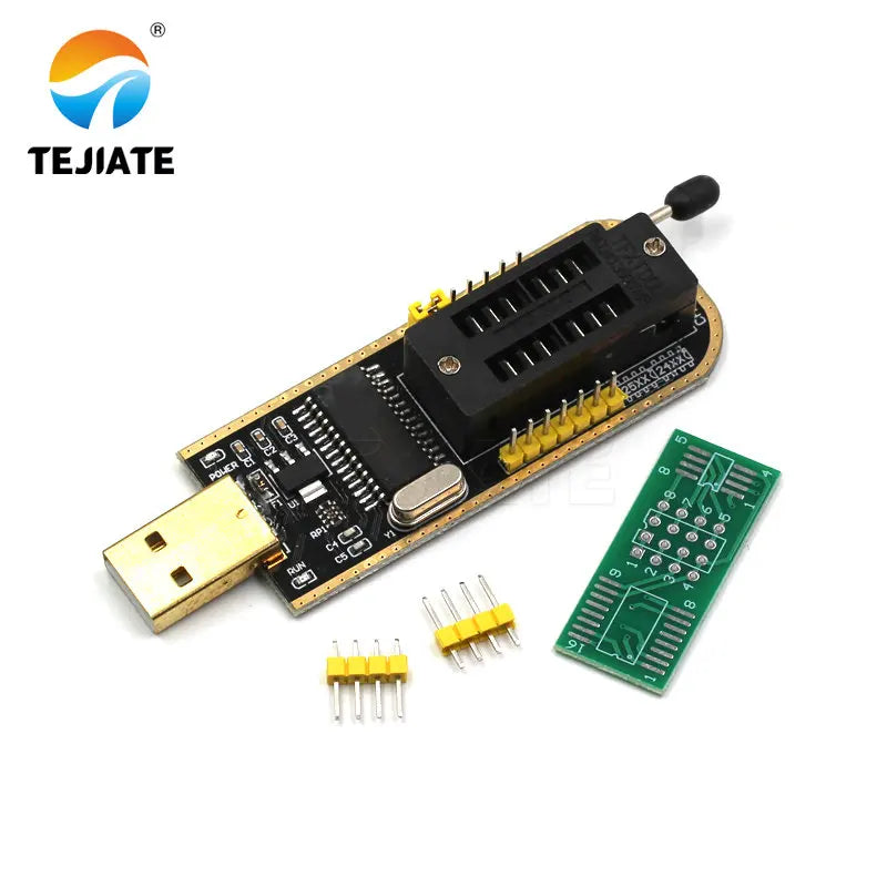 1PCS WCH341A Gold-colour Type Reflesh Module Unit USB Mainboard Routing LCD Modular Programmer BIOS/FLASH/24/25 DVD-RW