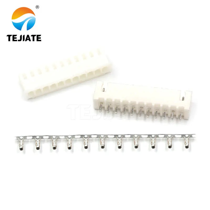 20Sets  XH2.54MM Connector Plug + Straight Pin Socket + Terminal 5/7/9/11P Wire Cable Adpter Spring DIY Kit