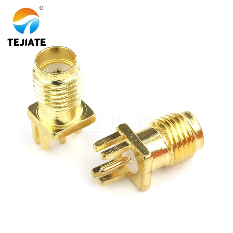 1PCS SMA-KE Antenna Base Connector Straight Header Square/Skew Foot Adapter