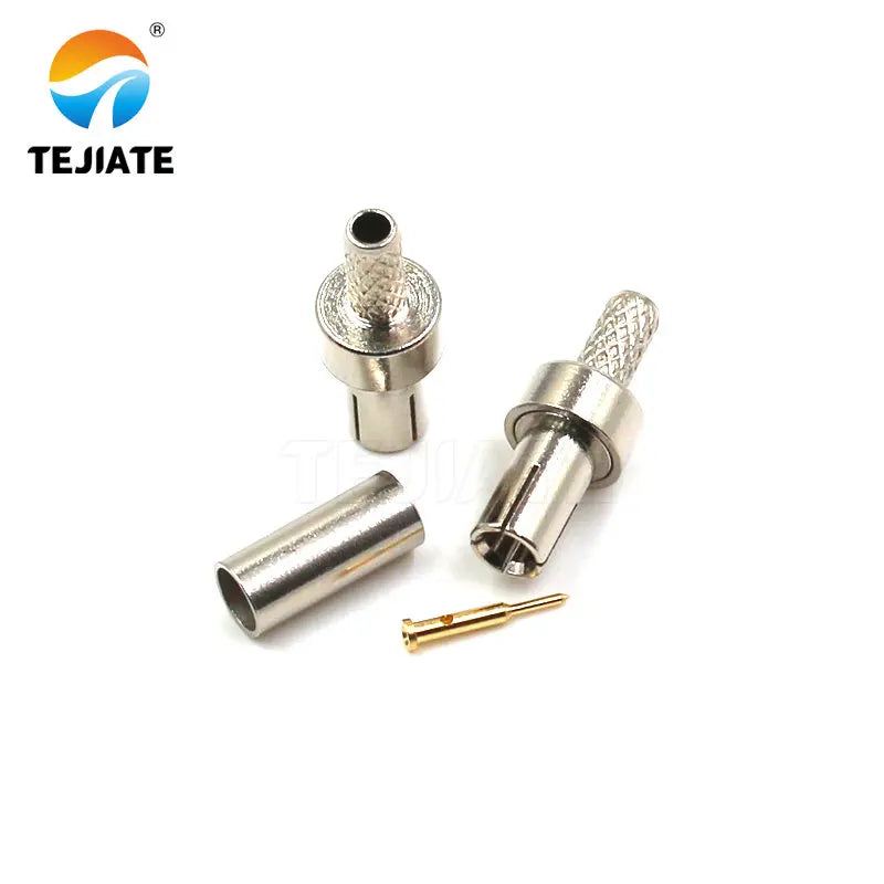 1PCS TS9-J/K/JW-1.5 Straight/Bent Header Crimping Antenna Connector RG316/RG174 Adapter Gold Plated